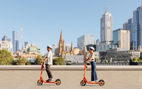 호주 빅토리아 주가 멜버른 등 3개 지역에서 e-스쿠터 서범 서비스를 시작한다. 사진=스마트시티월드 