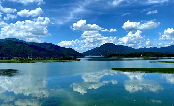 ◇팔당호 전경(사진: 경기도).