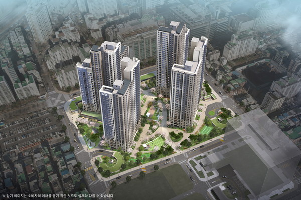 서울 영등포구 양평동에 들어서는 '영등포자이 디그니티' 조감도