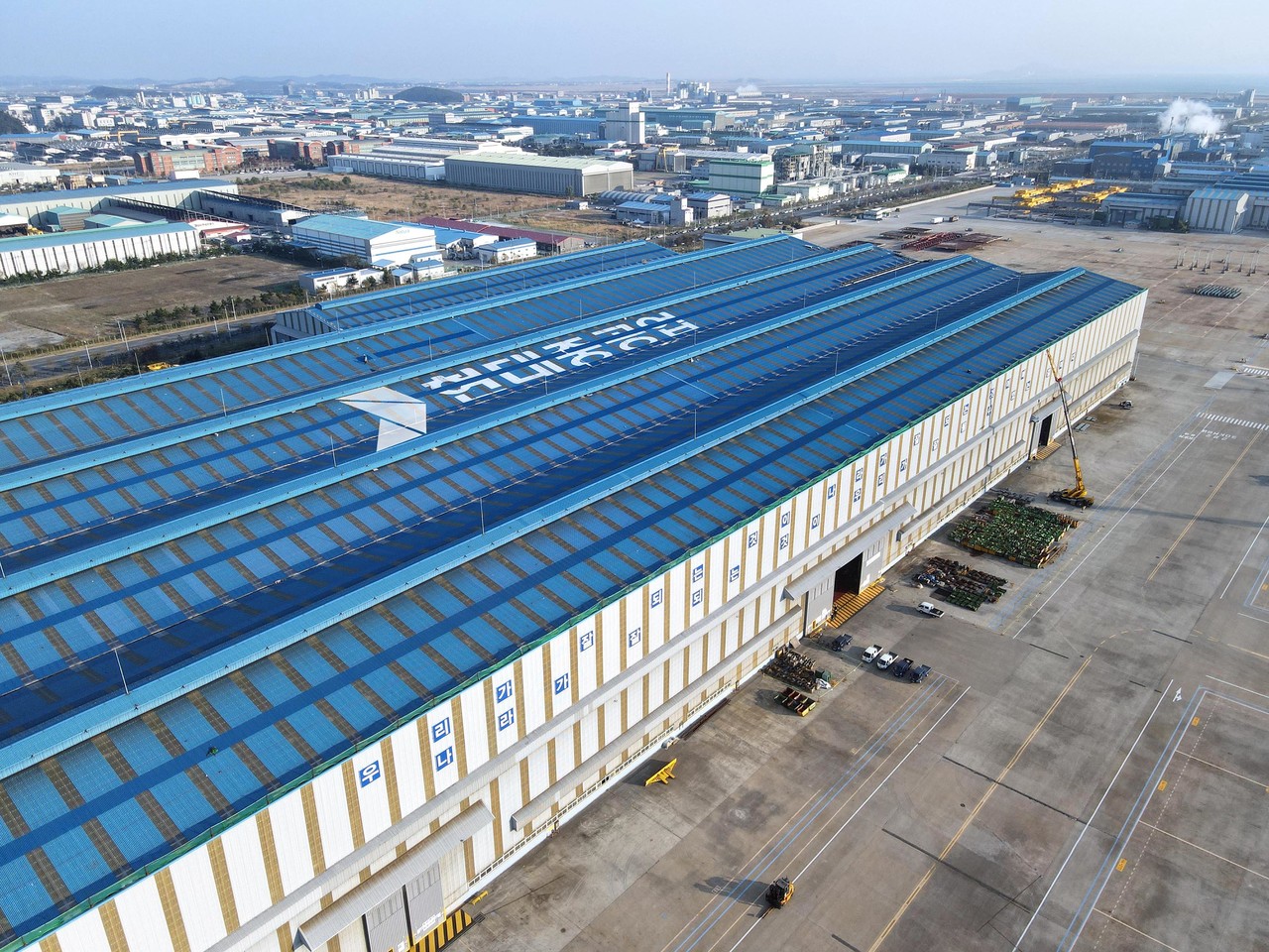 현대중공업 군산조선소 전경 사진 현대중공업