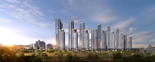 시흥 롯데캐슬 시그니처 투시도 (사진. 롯데건설)