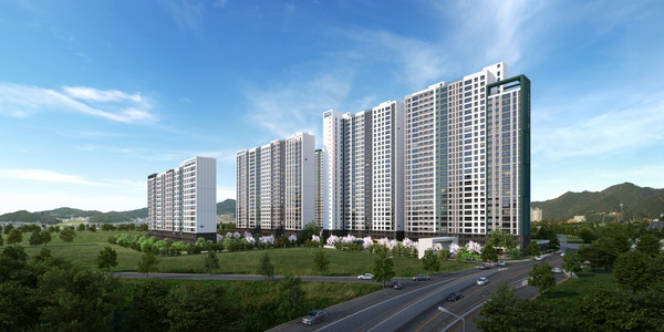 정읍 푸르지오 더 퍼스트 투시도(사진제공. 대우건설)