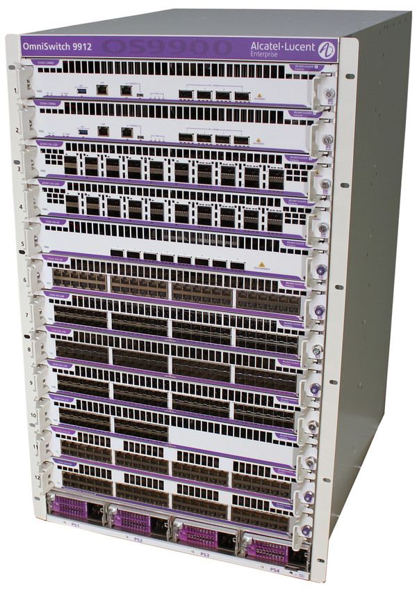 알카텔-루슨트 대용량 모듈형 섀시 옴니스위치 9912