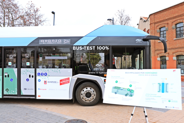  * 마드리드에서 운행을 시작한 수소 버스. 사진=시티투데이