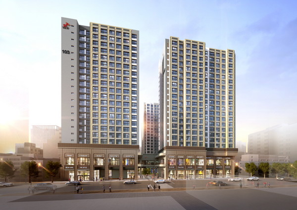 강동역 SK리더스 뷰 투시도 (사진. SK에코플랜트)