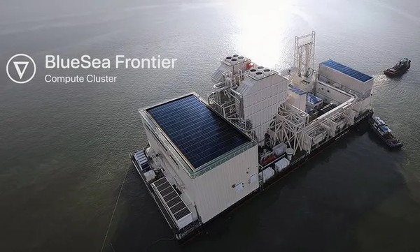 수천 개의 엔비디아 GPU로 구성된 떠다니는 데이터 센터.