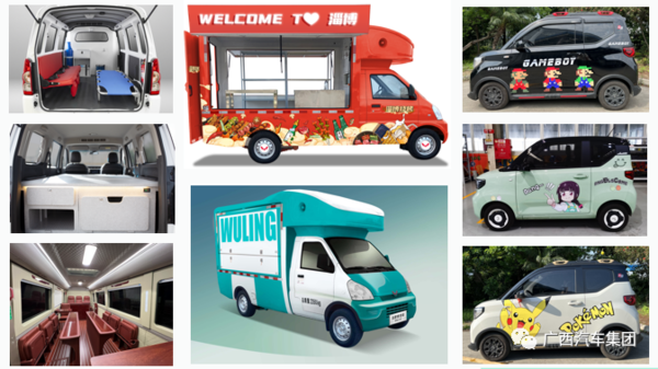  * 중국 우링홍광이 선보이고 있는 전기차. 사진=우링홍광