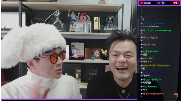 JYP 박진영이 지난 19일 유튜브 채널 슈카월드에 출연 4시간 가까이 이야기를 나눴다.  