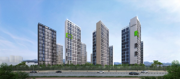 '오산세교 한신더휴' 투시도 (사진. 한신공영)