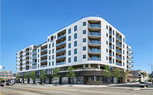 반도건설이 2023년 3월 미국 LA 한인타운에 선보인 ‘The BORA 3170’ 전경(사진제공. 반도건설)