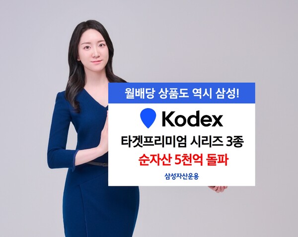 KODEX 타겟프리미엄 ETF 시리즈 3종 순자산 5천억 돌파