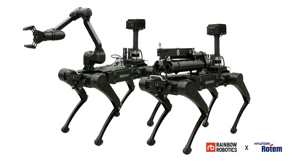 육군에 납품되는 대테러전용 다족보행로봇 시제