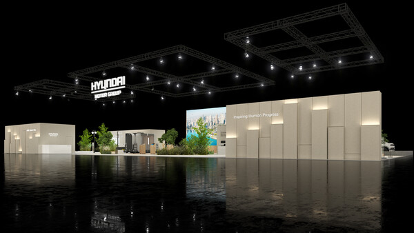 현대차그룹 부스 조감도