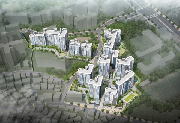 이수푸르지오 더프레티움 조감도 (사진=대우건설)