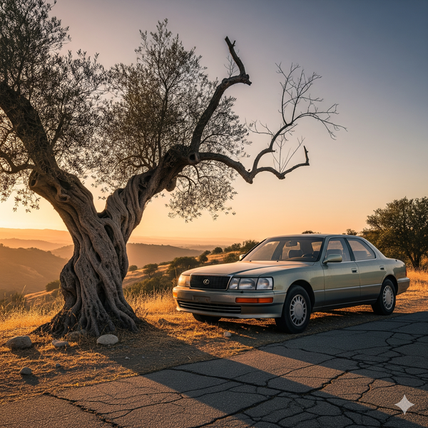  *구글 생성형AI Gemini. 낡은 렉서스와 시든 올리브나무