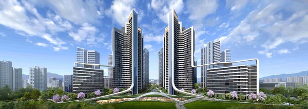 개포우성 7차 재건축 '래미안 루미원' 투시도 (사진=삼성물산)