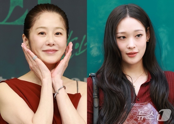 배우 고현정(왼쪽), 올데이 프로젝트 멤버 애니