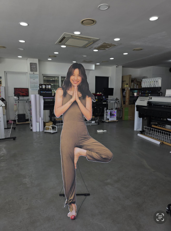 이효리 요가원 등신대 / 아난다 효리 인스타그램 캡처