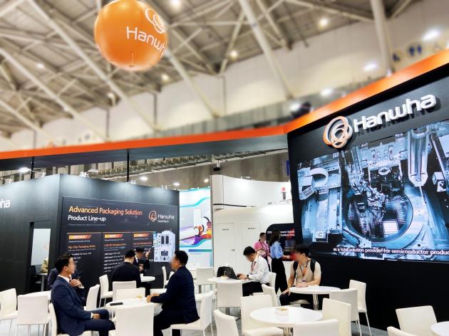 세미콘타이완2025 한화세미텍 부스 전경(한화세미텍 제공). ⓒ 뉴스1