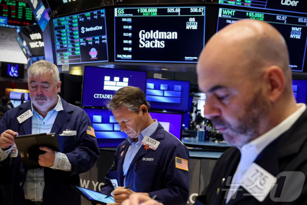 미증시 트레이더들.