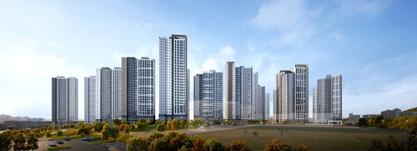 포레나더샵 인천시청역 투시도 (사진=한화 건설)