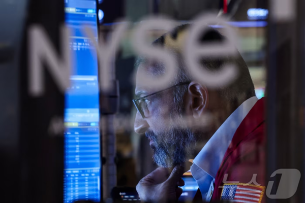 미증시의 한 트레이더.