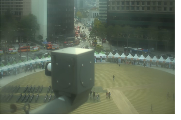 서울시청 인근 CCTV