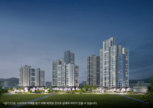  *자료 사진 : 두산위브 더센트럴 수원 투시도