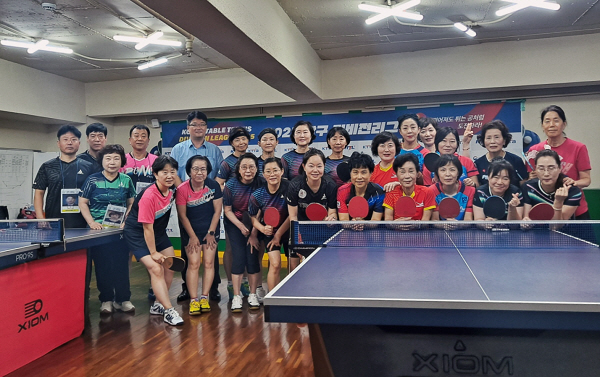 2025 탁구 디비전리그 서울 예선리그 단체사진
