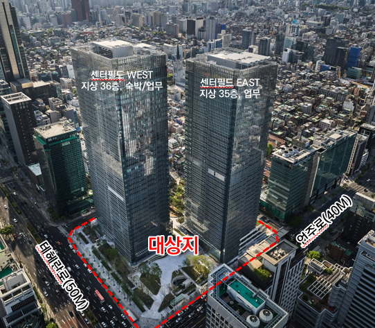 르네상스호텔 특별계획구역 대상지 (출처=서울시)