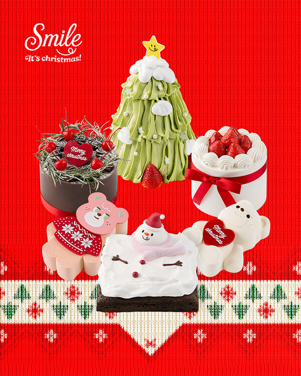 노티드, 크리스마스 홀리데이 케이크 6종 출시. (사진=노티드)