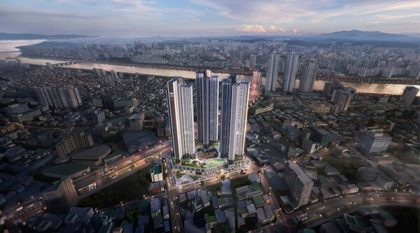 * 이미지: 번영로 롯데캐슬 센트럴스카이 조감도