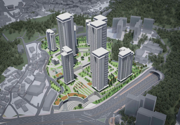 서울시 동작구 본동 47번지 일대 주택정비형 재개발 조감도 (출처 = SH)