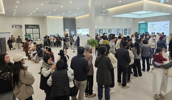 엘리프 세종 스마트시티 견본주택 내부 모습 (사진제공=계룡건설)